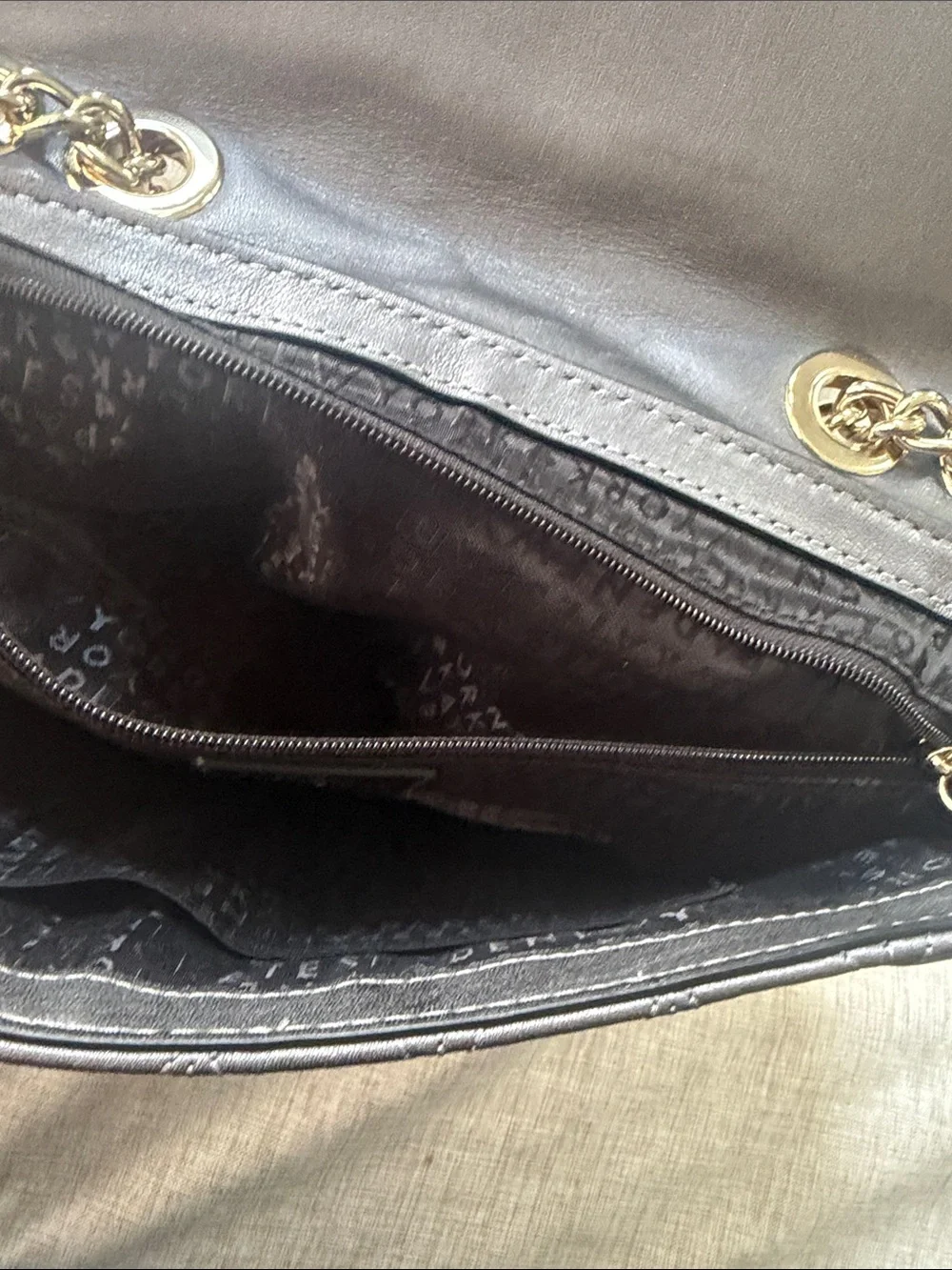 Kate Spade‎ Emelyn Briar Lane Quilted Gunmetal Shoulder Bag